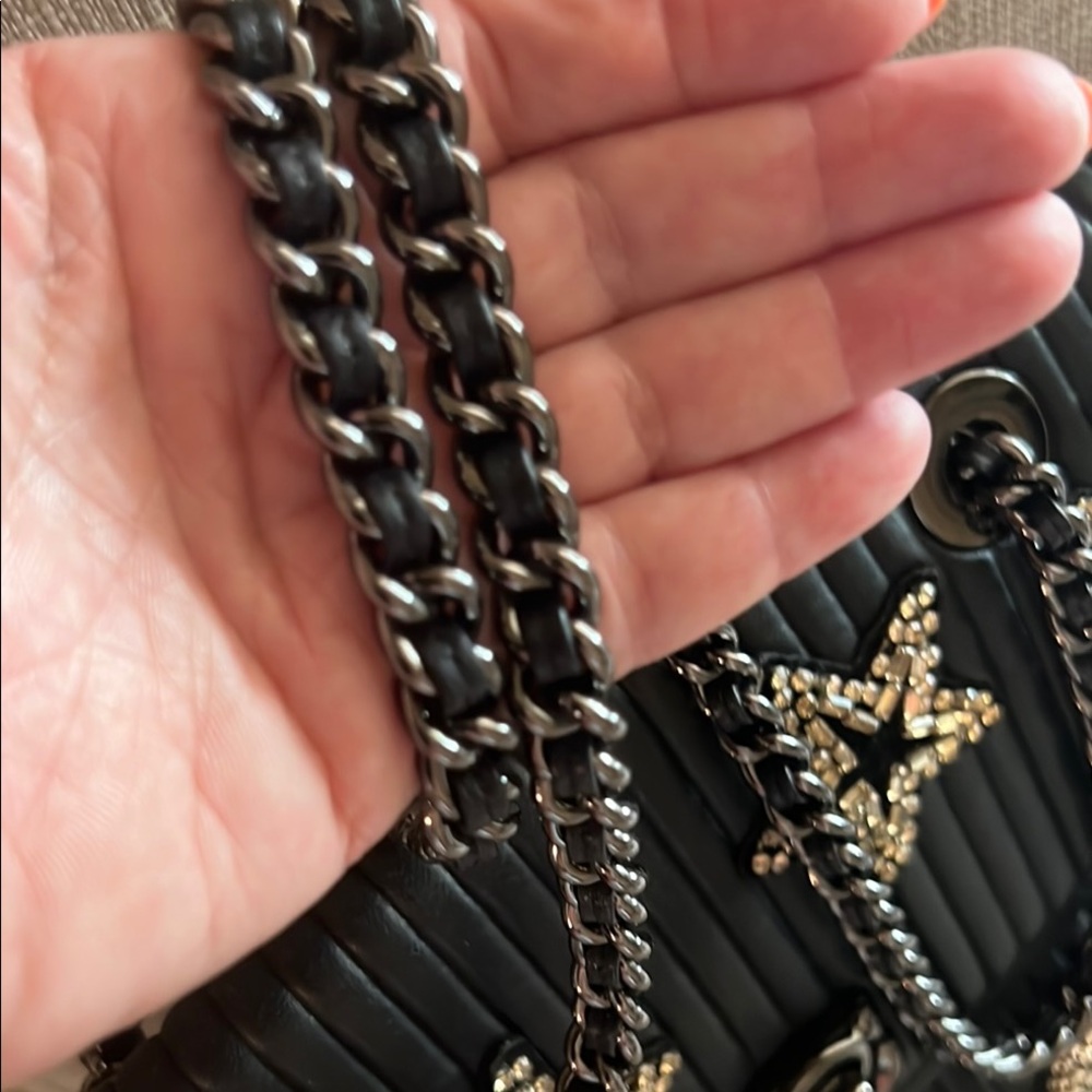 Coach Limited Edition PARKER Black and Rhinestone AMAZING COLLECTOR’S BAG!!! - Picture 8 of 13